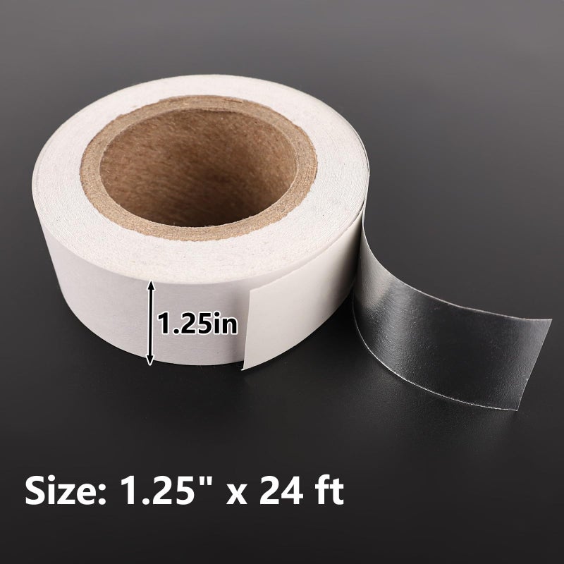 لينيكو شريط إغلاق الإطار من لينيكو، رمادي، 1.25 بوصة × 24 قدم - Image 2